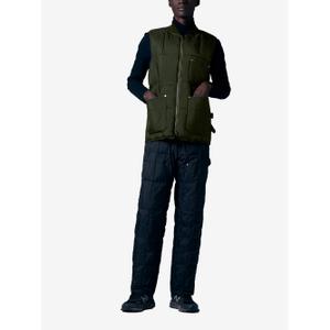 Zip-up sleeveless puffer with V-neck Taion image-1