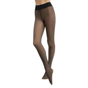 Women's fleece tights DIM effet transparent Thermal 80D image-1