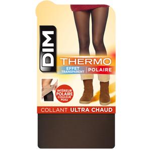 Dames fleece panty DIM effet transparent Thermal 80D image-4
