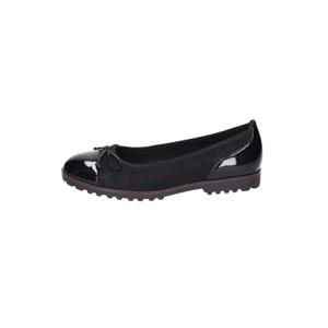 Navy leather ballerina shoes for women Gabor image-3
