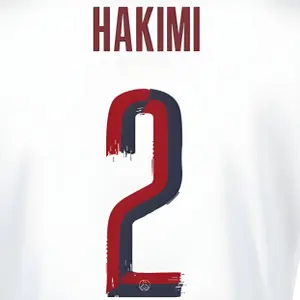 PSG away shirt printing Ligue des Champions HAKIMI #2 2025/26