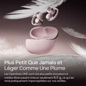 Bone conduction Bluetooth headphones Shokz Opendots One image-1