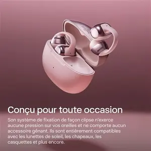 Bone conduction Bluetooth headphones Shokz Opendots One image-3