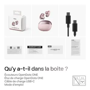 Bone conduction Bluetooth headphones Shokz Opendots One image-4