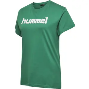 Camiseta de mujer Hummel Cotton Logo image-1