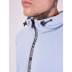 Sweat com capuz básico com zip e logo Project X Paris image-6