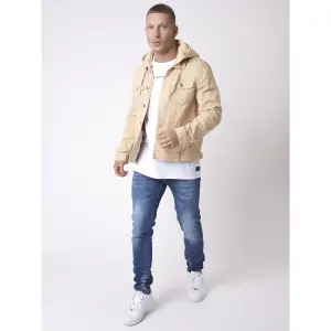 Denim jacket met afneembare capuchon Project X Paris image-1