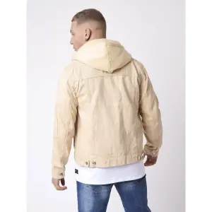 Denim jacket met afneembare capuchon Project X Paris image-2