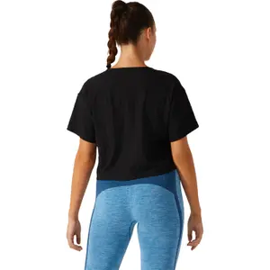 Crop top da donna Asics Logo Jacquard image-0
