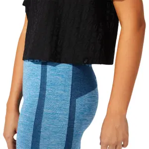 Crop top da donna Asics Logo Jacquard image-3