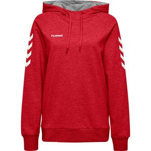 203510-3062-felpa-donna-con-cappuccio-hummel-hmlgo-cotton-rosso