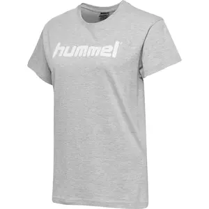 Camiseta de mujer Hummel Cotton Logo image-1