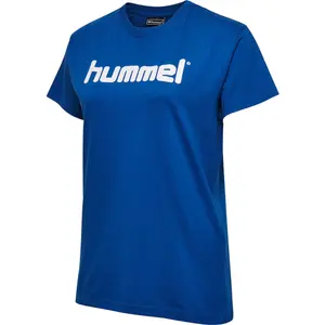 Damen-T-Shirt Hummel Cotton Logo image-1