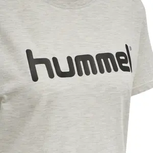 Camiseta de mujer logo de algodón Hummel GO image-4