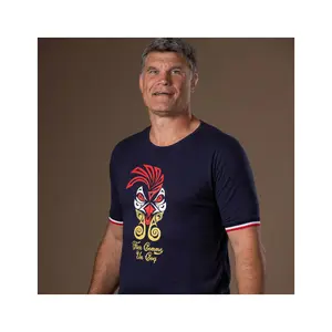 Rugby-T-Shirt Religion Rugby tribal French rooster image-1