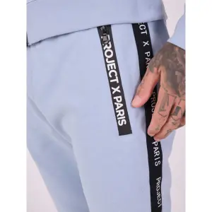 Pantaloni da jogging basic con zip e logo Project X Paris image-5