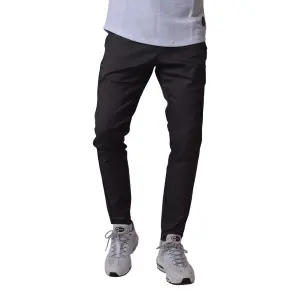 Basic slim-fit broek met contrasterende pipping aan de zijkanten Project X Paris image-0