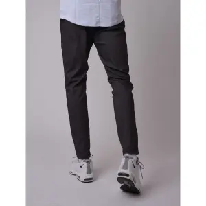Basic slim-fit broek met contrasterende pipping aan de zijkanten Project X Paris image-3