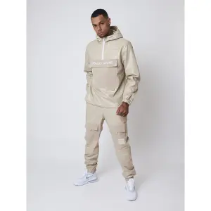 Joggingbroek van nepleer met doorgestikte inzetstukken Project X Paris image-2