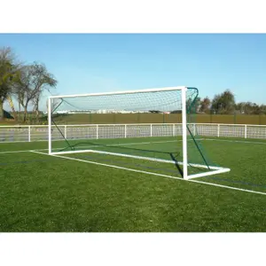 Portería de fútbol 11 portátil de aluminio 7,32 x 2,44 m MARACANA image-0