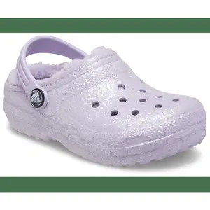 Crocs enfant classic glitter lined clog image-2