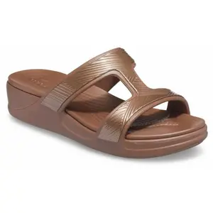 Damen-Sandalen Crocs Monterey Metallic SOW dg image-0