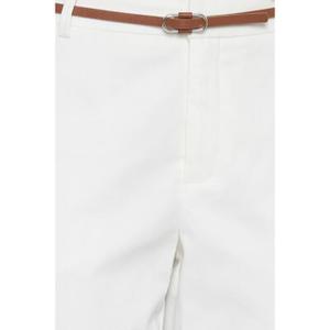 Spodnie cygaretki z paskiem dla kobiet b.young days2 image-2