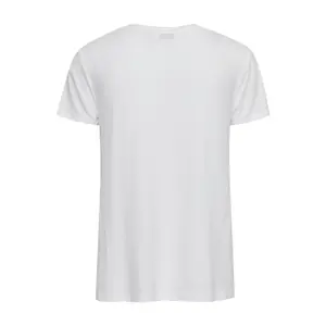 T-shirt de pescoço em v das mulheres b.young byrexima image-1