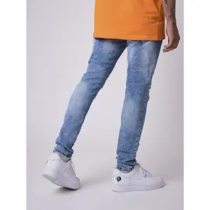 Gescheurde en gevoerde skinny jeans Project X Paris image-4