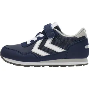 Scarpe Ginnastica Unisex Bambini Hummel Pace Jr - Leggere Con Tomaia In Mesh, Suola EVA, Chiusura In Velcro Tagliabile, Traspiranti