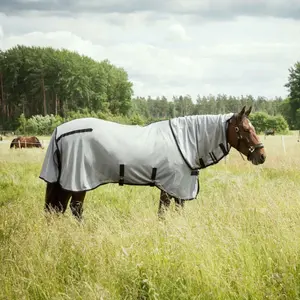 Manta equitación antimoscas con cuello Back on Track buzter image-1