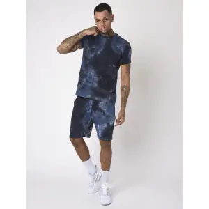 Camiseta Tie &amp; Dye T-shirt com logotipo básico bordado no peito Project X Paris image-1