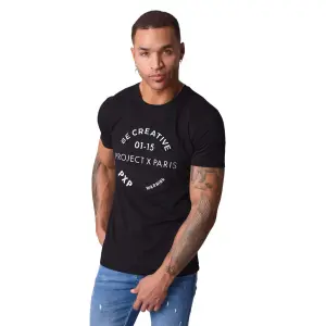 T-shirt met iriserend logo-reliëf Project X Paris image-0