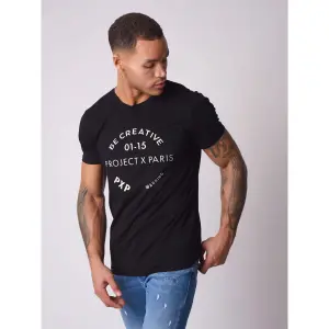 T-shirt met iriserend logo-reliëf Project X Paris image-2