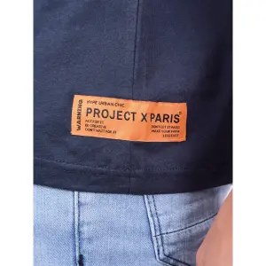 Geborduurd T-shirt met enkele mouw Project X Paris image-4