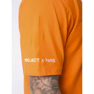 Einärmeliges T-Shirt mit Stickerei Project X Paris image-4