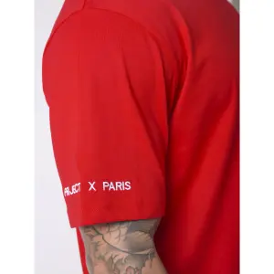 Geborduurd T-shirt met enkele mouw Project X Paris image-4