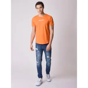 Basic T-shirt met geborduurd logo Project X Paris image-1
