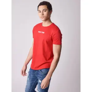 Basic T-shirt met geborduurd logo Project X Paris image-2