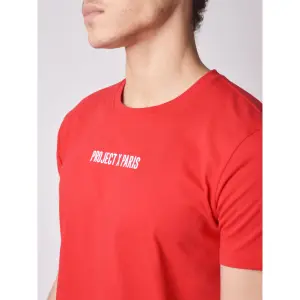Basic T-shirt met geborduurd logo Project X Paris image-4