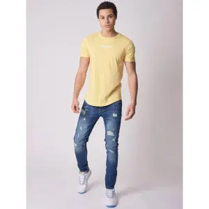 Basic-T-Shirt mit gesticktem Logo Project X Paris image-1