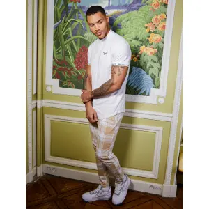 Basic short-sleeved shirt with mao collar Project X Paris image-3
