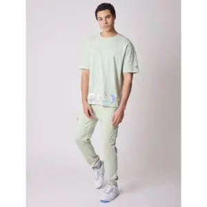 Locker sitzendes T-Shirt mit irisierendem Logo Project X Paris image-1