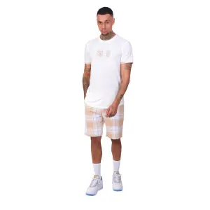 Dreifach besticktes kariertes Revers-T-Shirt Project X Paris image-0