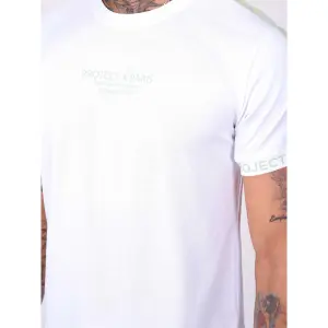 T-shirt met gekleurde band Project X Paris image-4