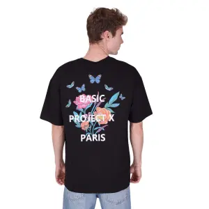 Oversized T-shirt Project X Paris floral image-3