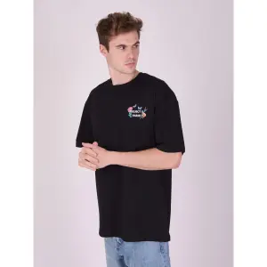 Oversized T-shirt Project X Paris floral image-2