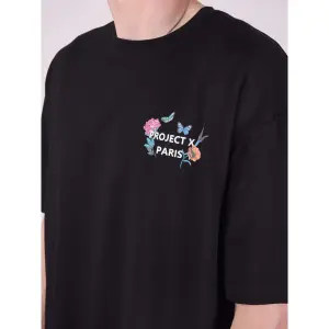 Oversized T-shirt Project X Paris floral image-4