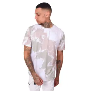 T-shirt met abstract schilderij effect Project X Paris image-0