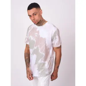 T-shirt met abstract schilderij effect Project X Paris image-2